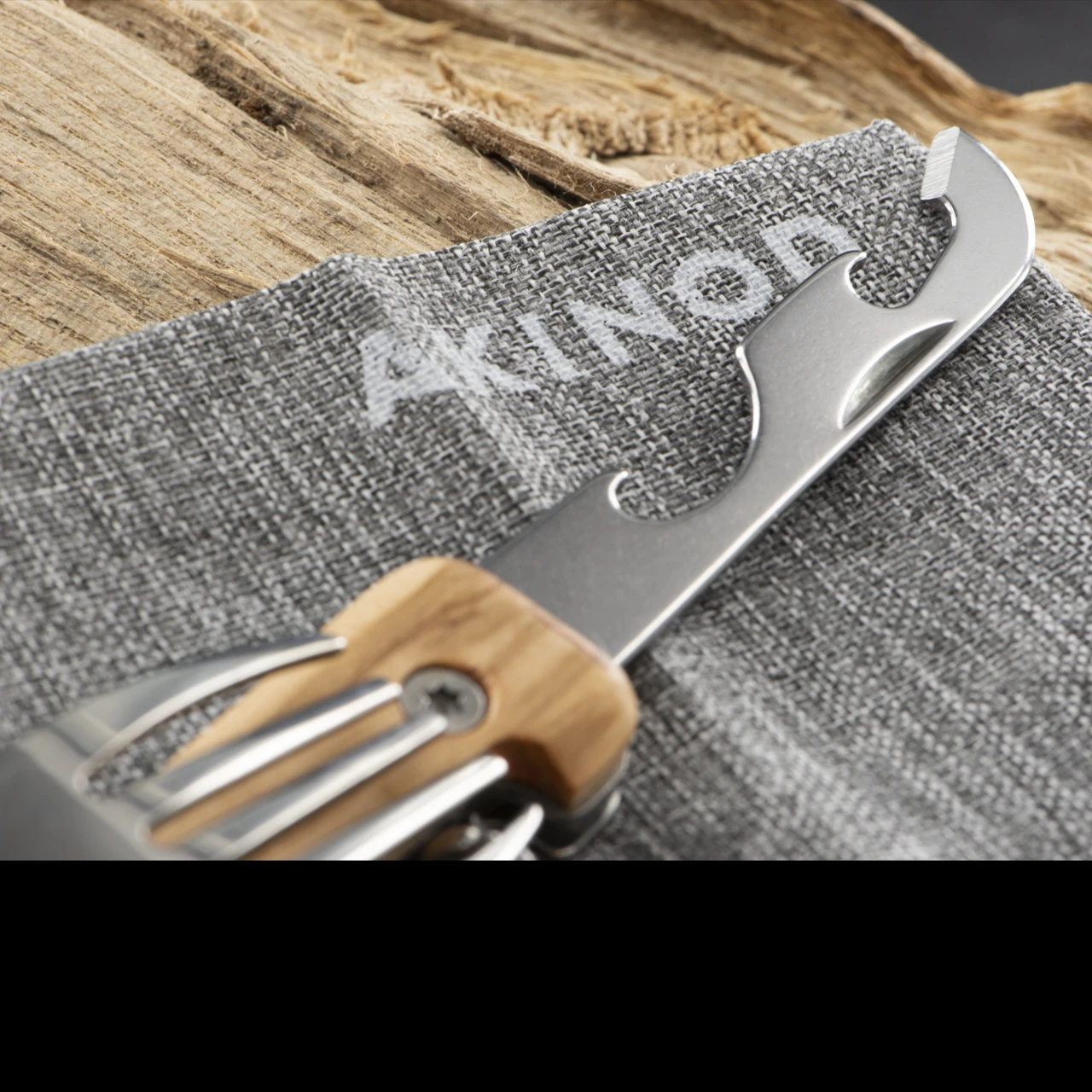 Akinod 13H25 Folding Cutlery Set - Image 3