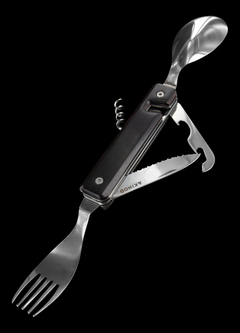 Akinod 13H25 Folding Cutlery Set - Image 5