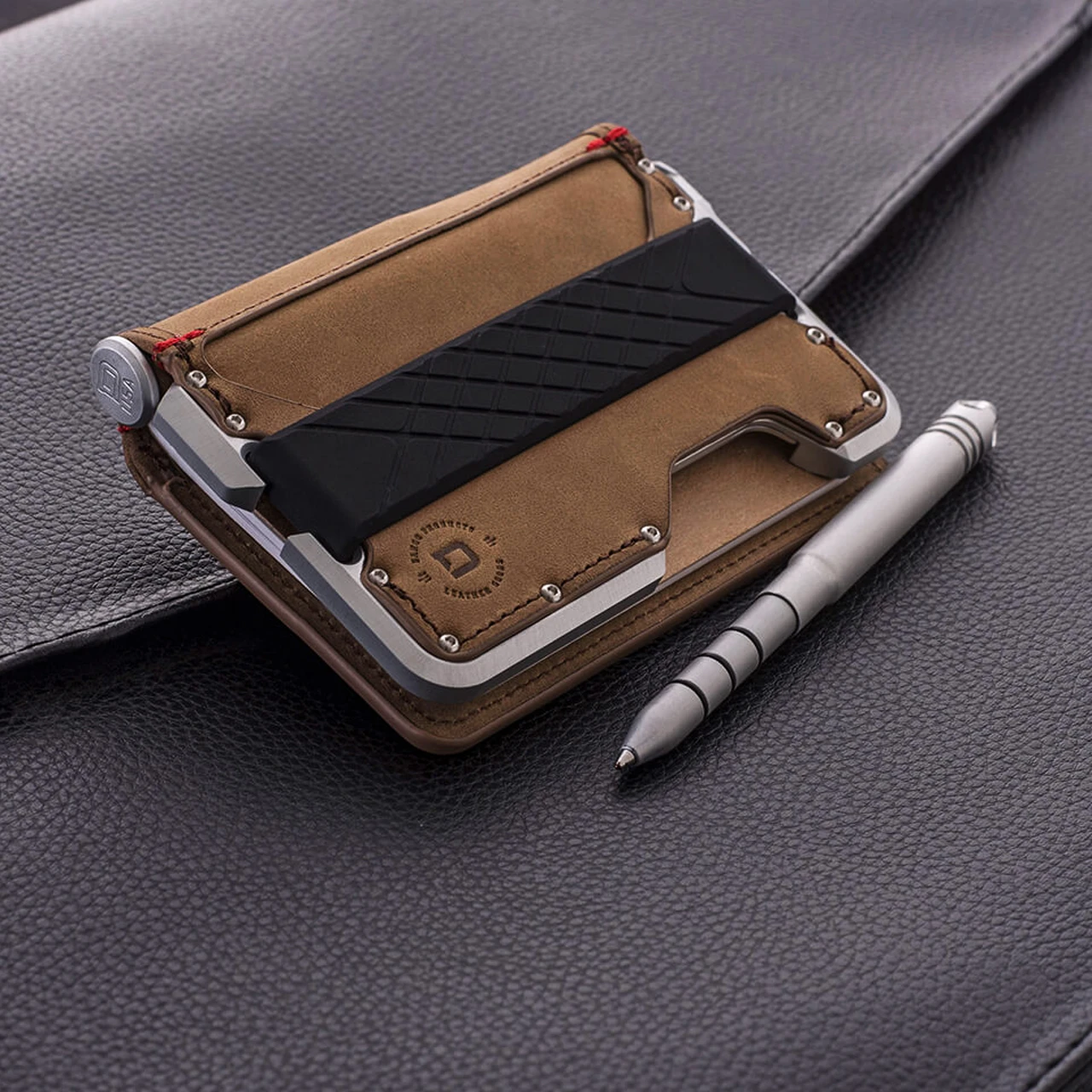 Dango D01 Dapper Pen Wallet Rawhide - Image 4