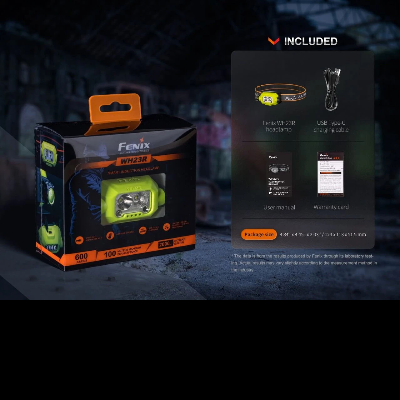 Fenix WH23R Rechargeable Gesture Sensing Headlamp - Image 2