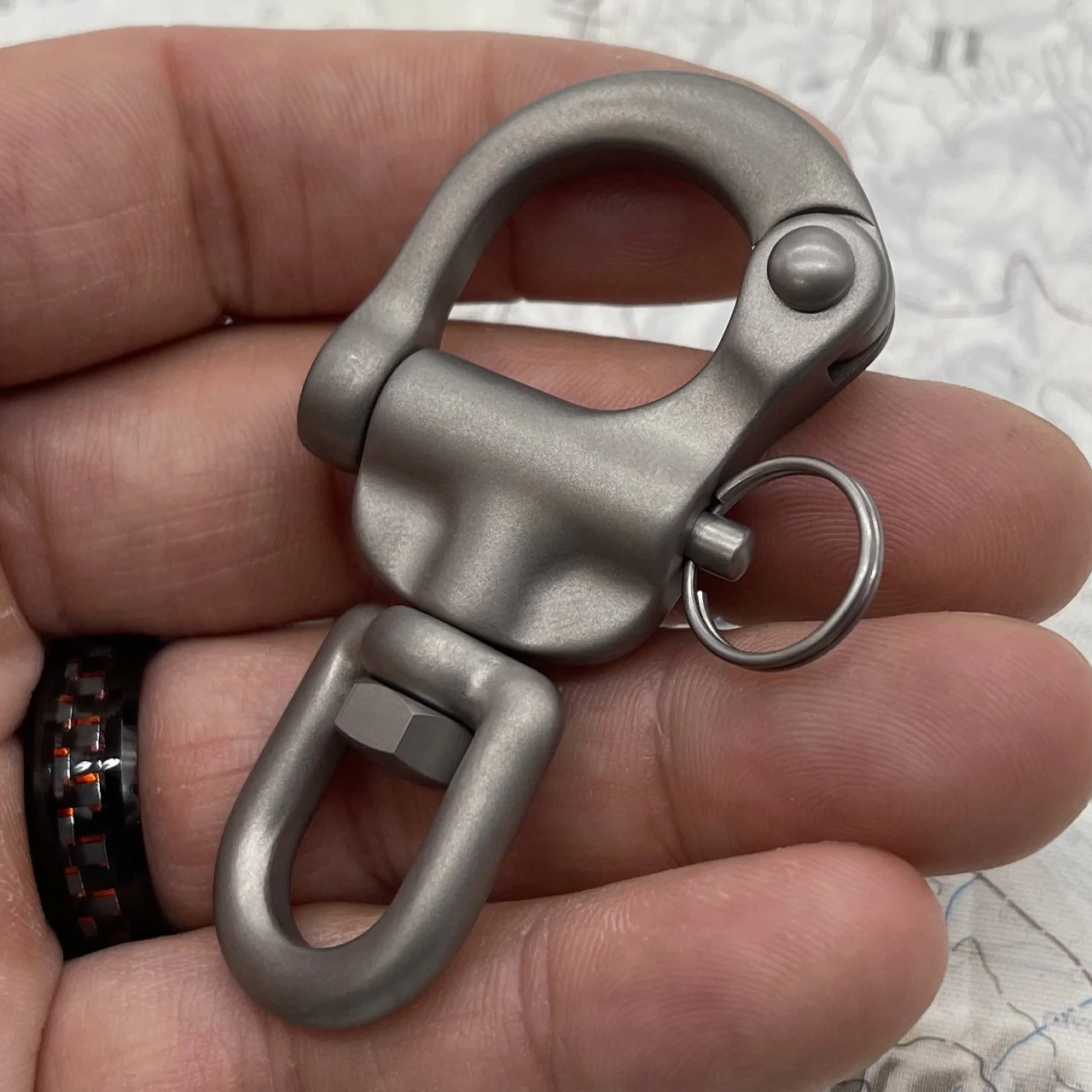 Maratac Titanium Quick Release Snap Shackle - Image 6