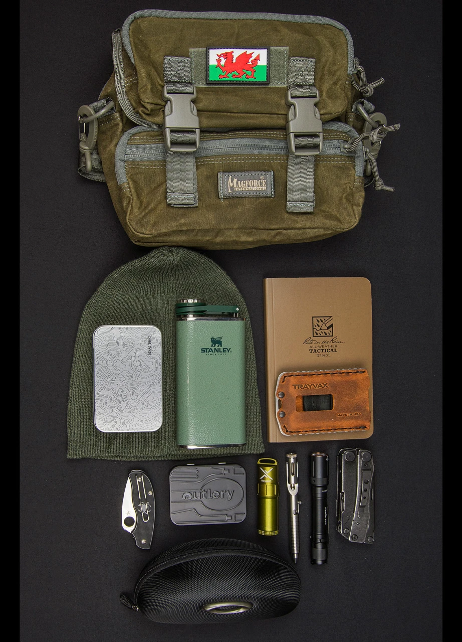 Magforce Survivor Shoulder Bag Waxed Canvas - Image 6