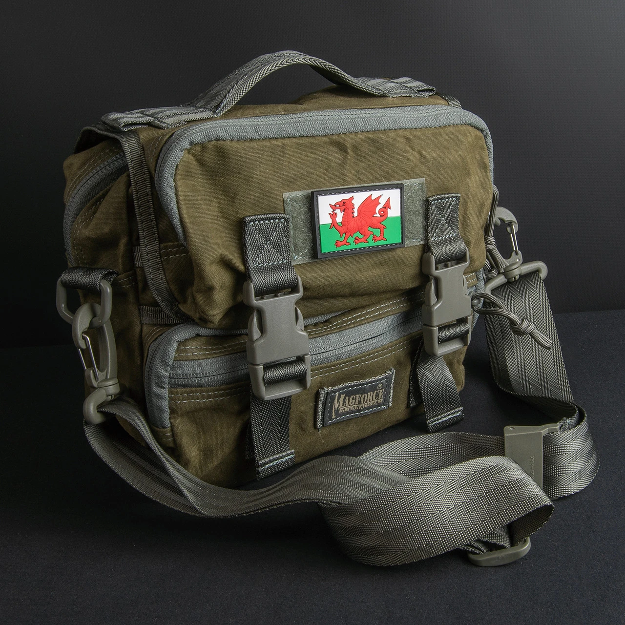 Magforce Survivor Shoulder Bag Waxed Canvas - Image 14