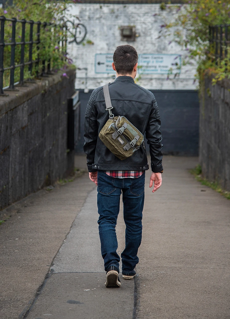 Magforce Survivor Shoulder Bag Waxed Canvas - Image 2