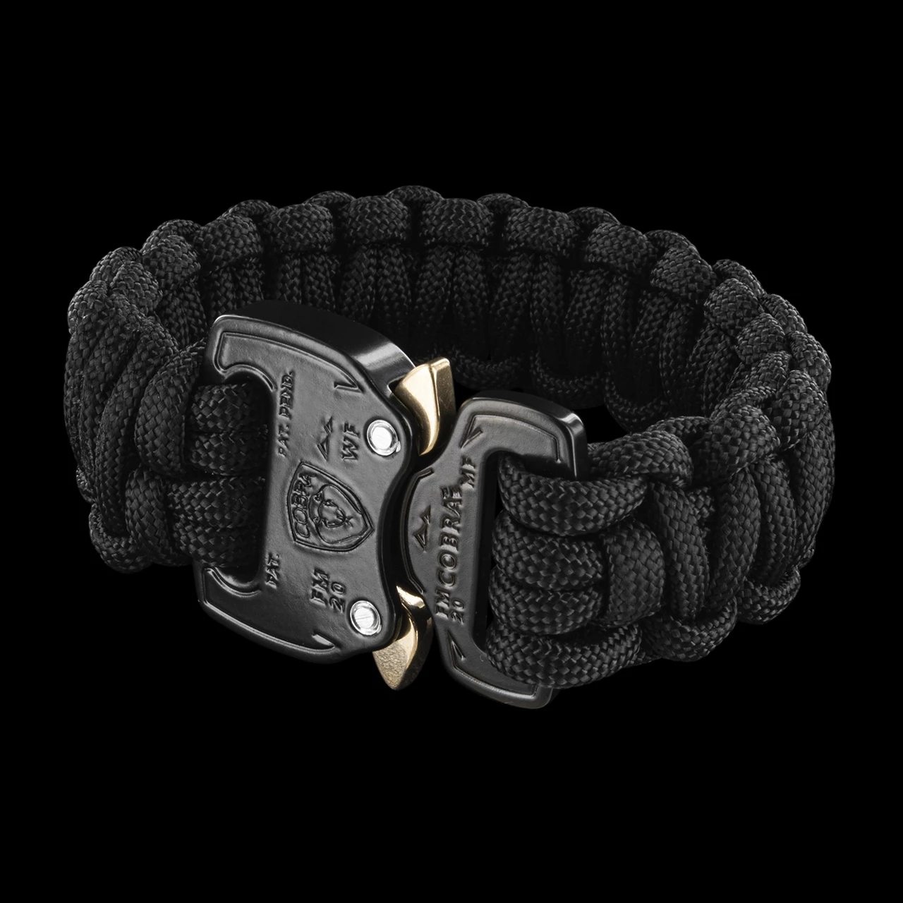 RCP AustriAlpin COBRA Paracord Bracelet Black - Image 4