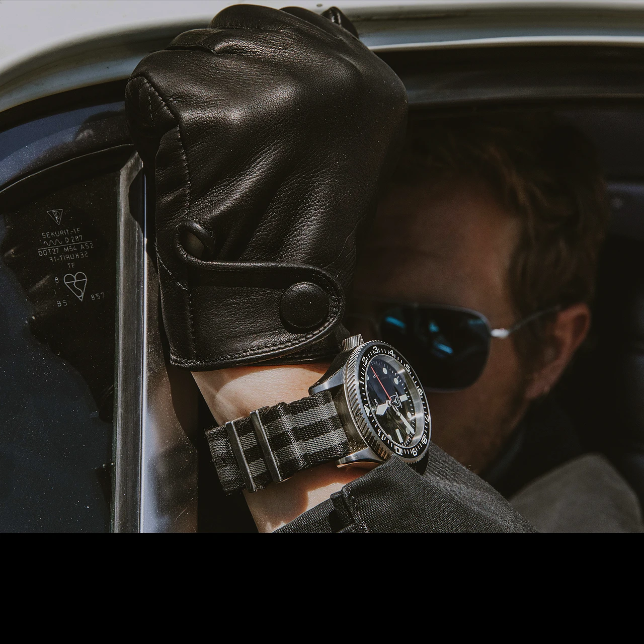 TAD Gambit Driving Glove Chestnut - Image 12