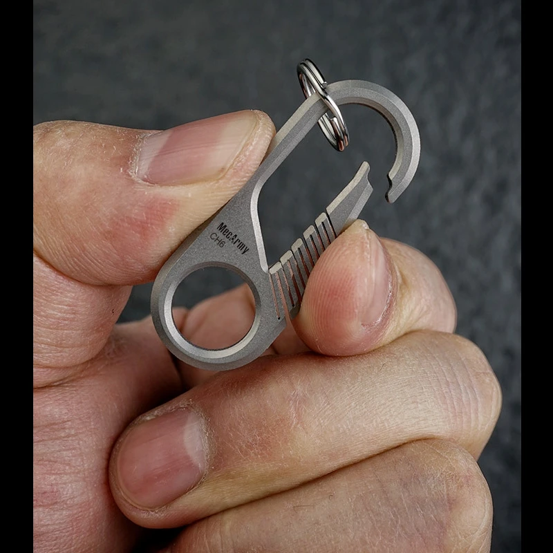 MecArmy CH6 Titanium Carabiner - Image 2