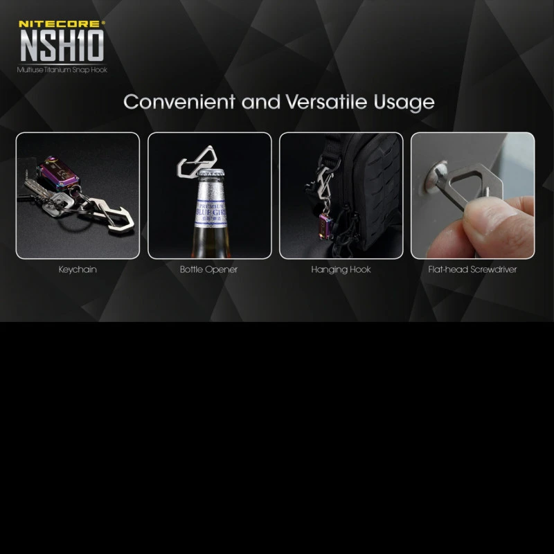 Nitecore NSH10 Snap Hook - Image 2