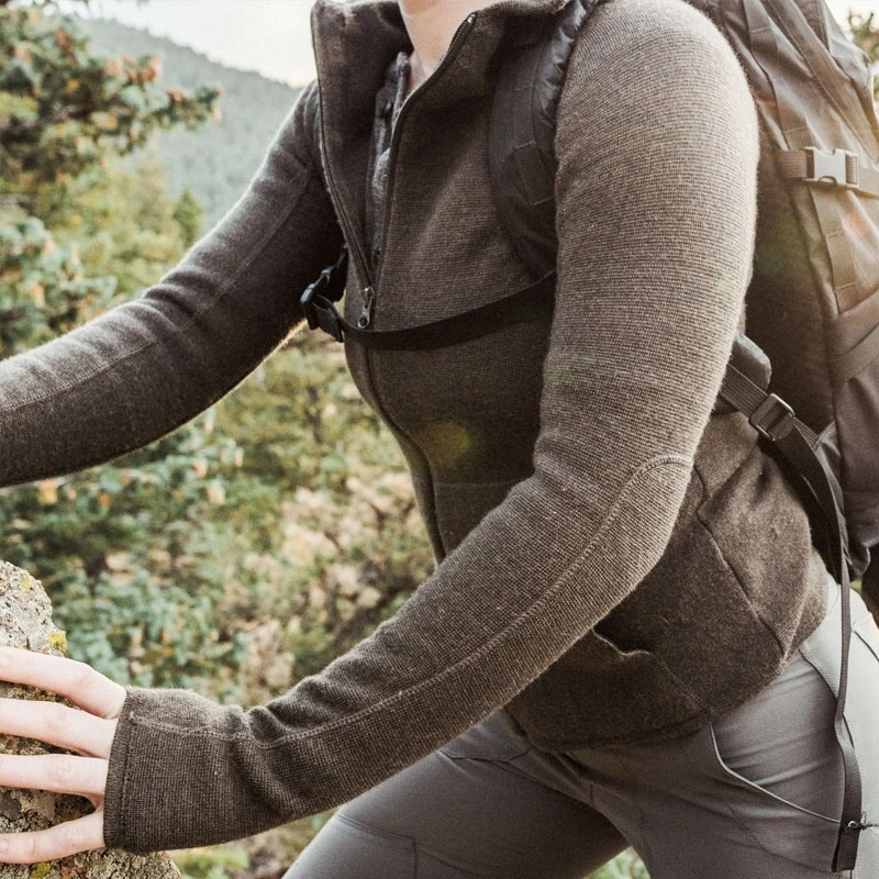 TAD Women Artemis Hoodie Heather Charcoal - Image 4