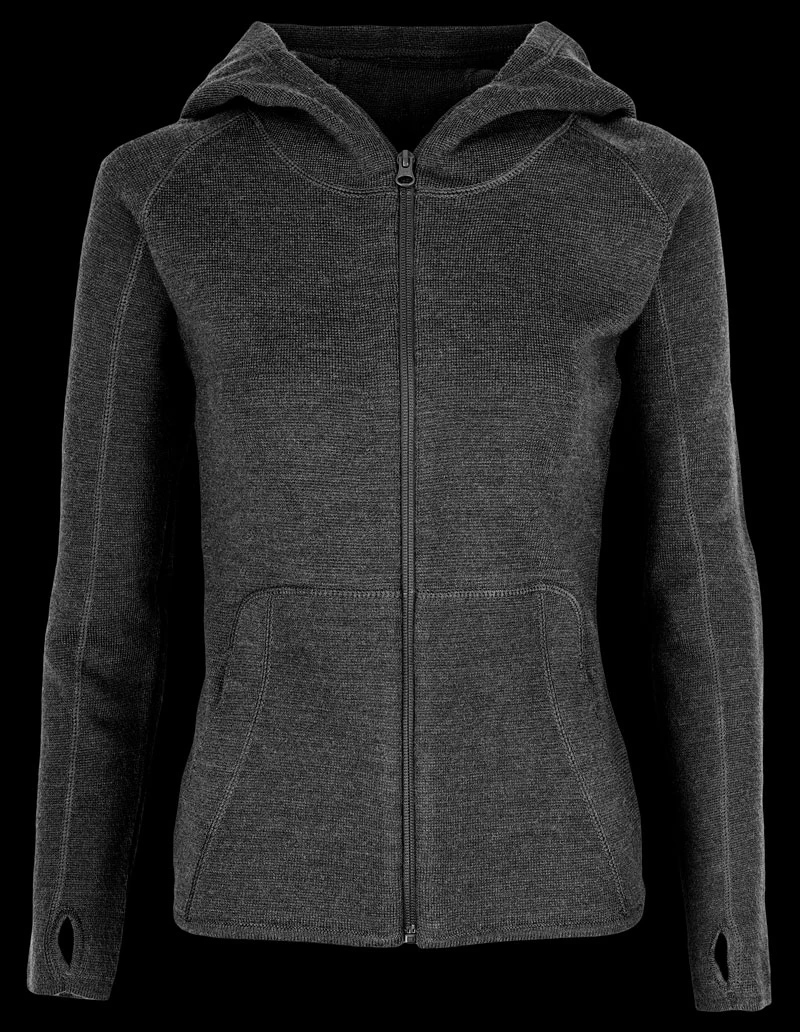 TAD Women Artemis Hoodie Heather Charcoal - Image 10