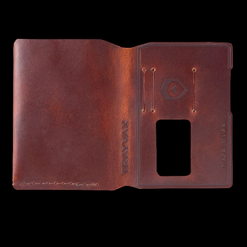 Trayvax Summit Notebook Bi-Fold Leather Sleeve - Image 3