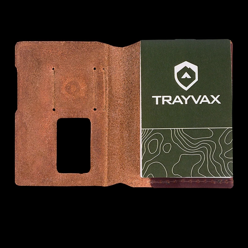Trayvax Summit Notebook Bi-Fold Leather Sleeve - Image 4